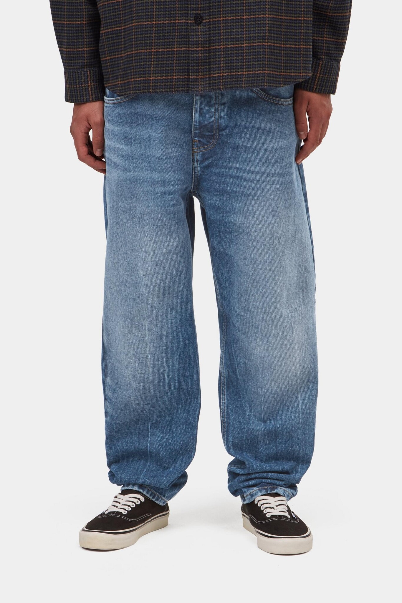 Carhartt WIP Newel Pant - Blue Marble Used Washed
