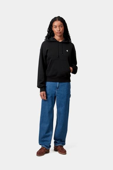 Carhartt WIP W' Hooded Casey Sweat - Black/Silver