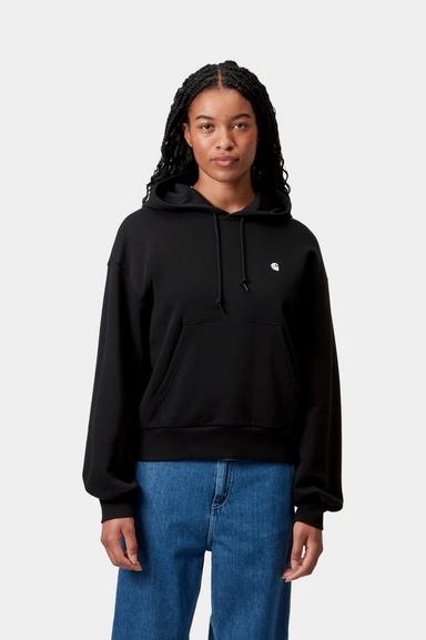 Carhartt WIP W' Hooded Casey Sweat - Black/Silver
