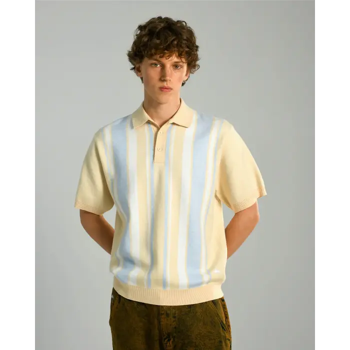 Hélas Bronx Knit Polo - Beige