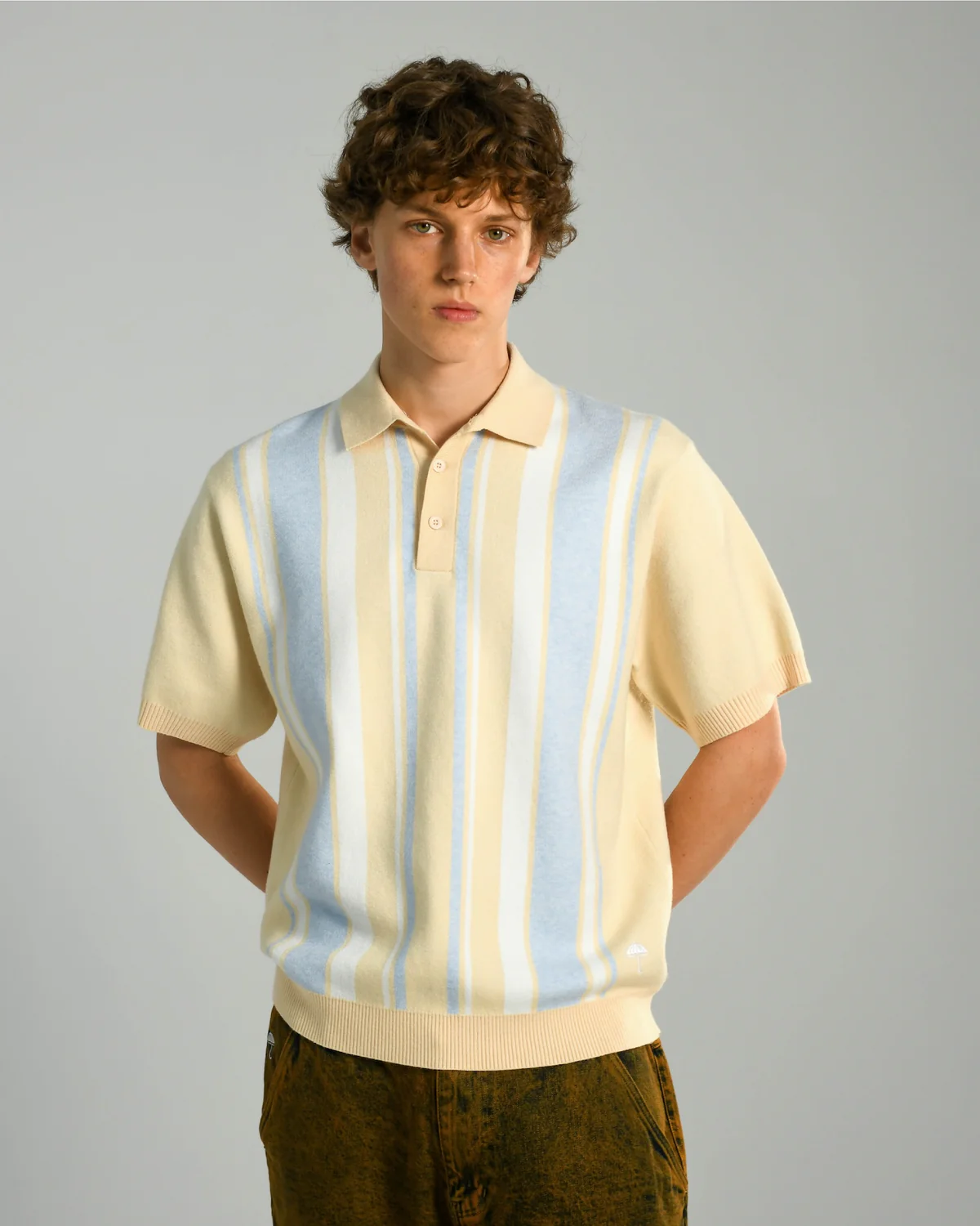 Hélas Bronx Knit Polo - Beige