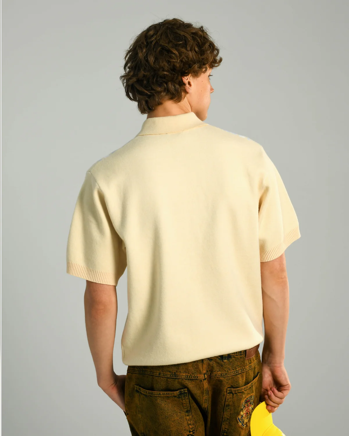 Hélas Bronx Knit Polo - Beige