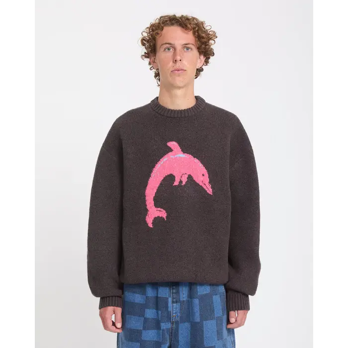 Volcom Ozzy Sweater Dolphin - Raisin