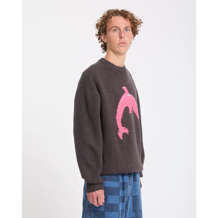 Volcom Ozzy Sweater Dolphin - Raisin