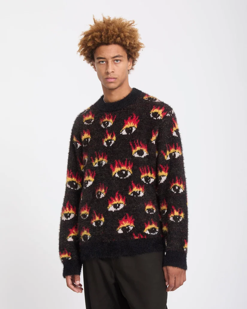 Volcom Ozzy Sweater Eyes - Black