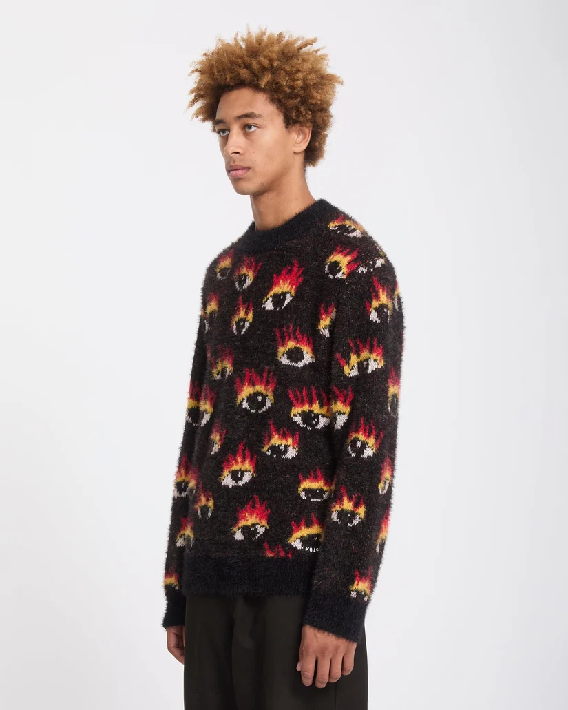 Volcom Ozzy Sweater Eyes - Black