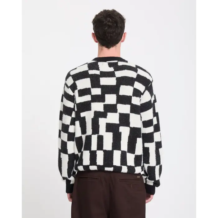 Volcom Carrau Sweater Check - Black