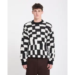 Volcom Carrau Sweater Check - Black