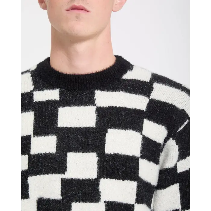 Volcom Carrau Sweater Check - Black