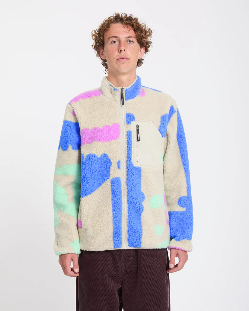 Volcom Carrau Fuzzar Zip - Multi