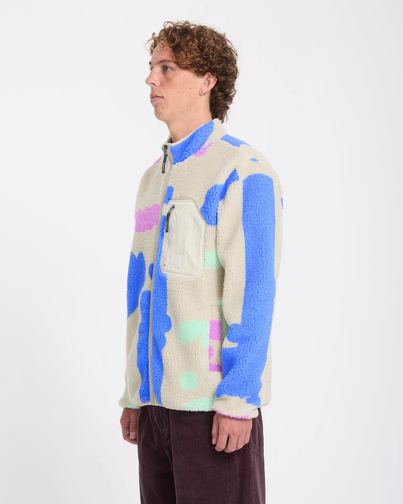 Volcom Carrau Fuzzar Zip - Multi