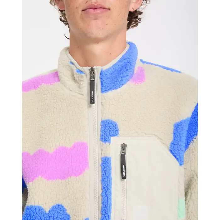 Volcom Carrau Fuzzar Zip - Multi