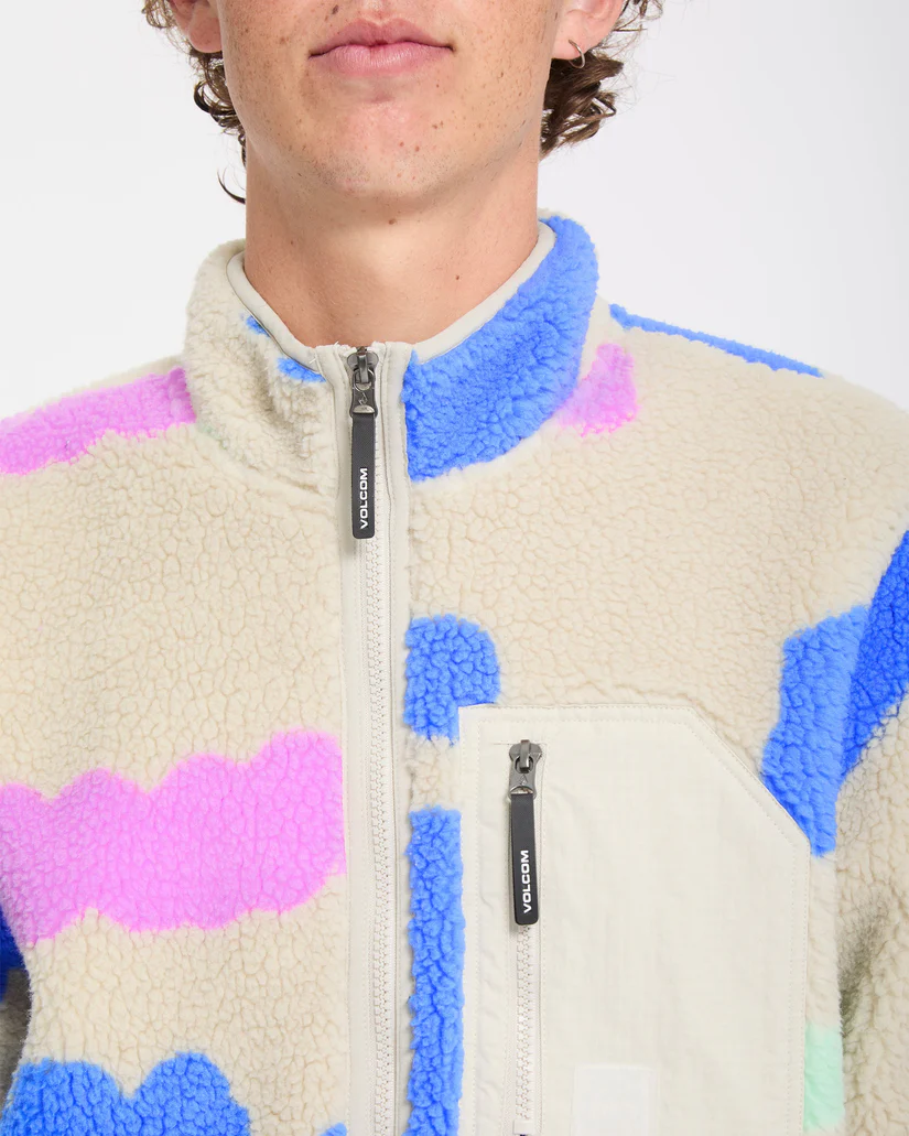 Volcom Carrau Fuzzar Zip - Multi