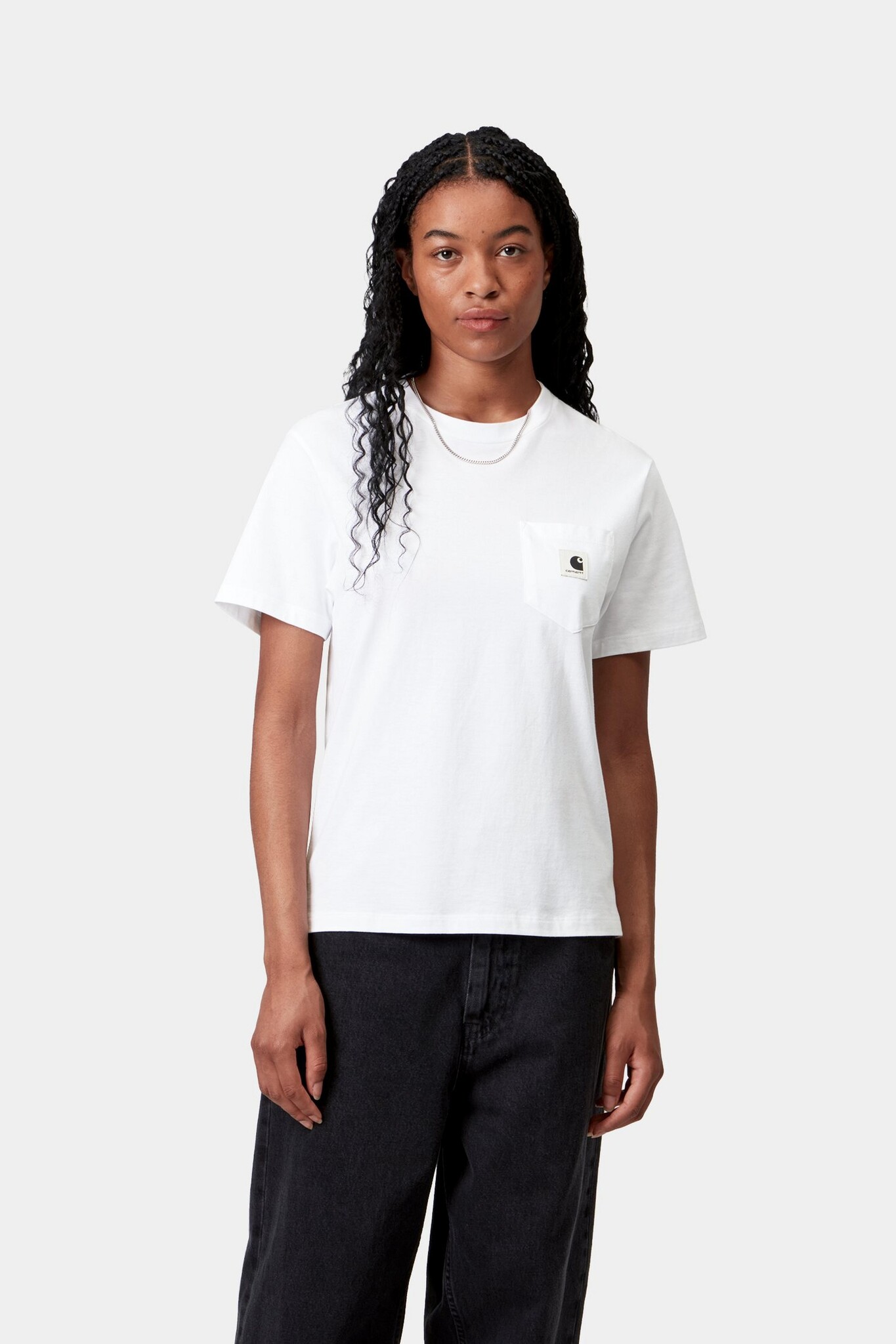Carhartt WIP W' S/S Pocket T-shirt - White