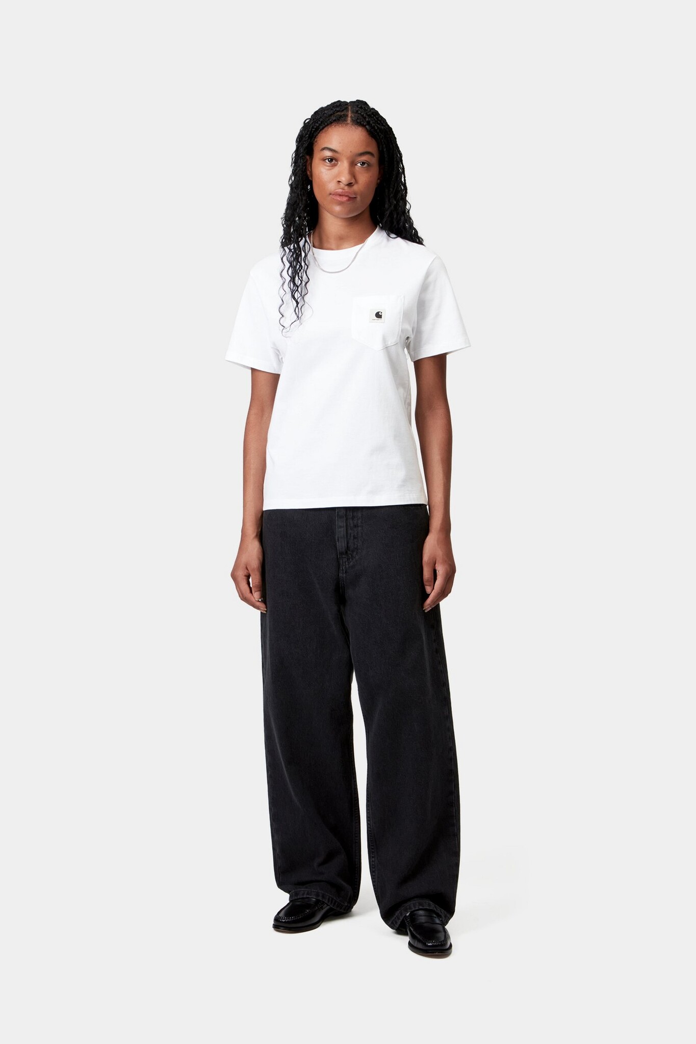 Carhartt WIP W' S/S Pocket T-shirt - White