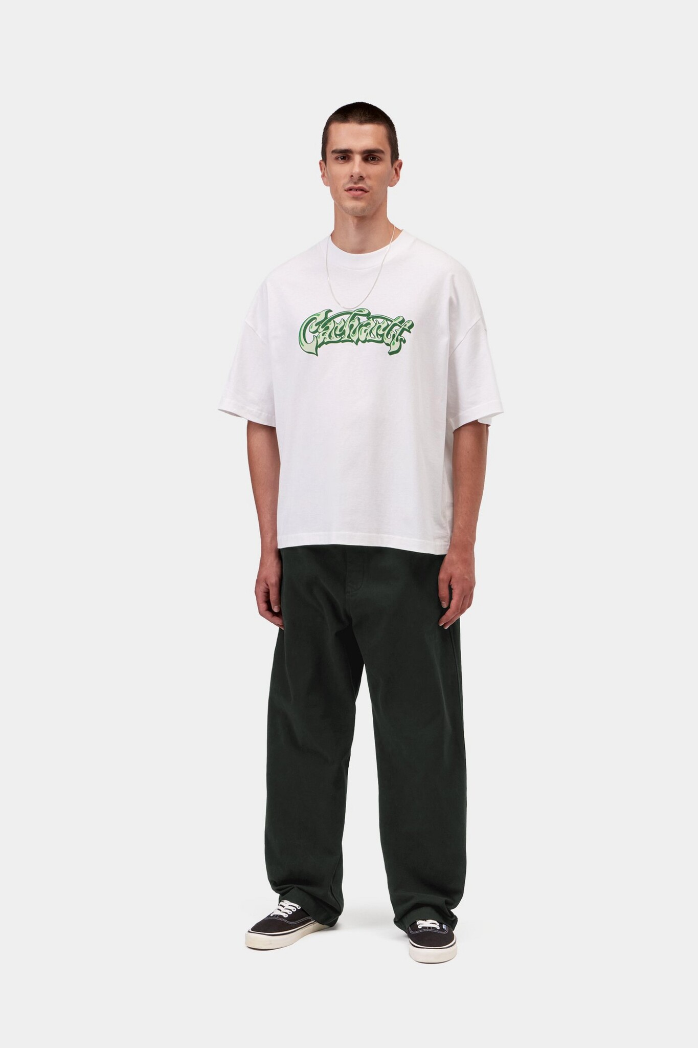Carhartt WIP Floyde Pant - Raven (Garment Dyed)