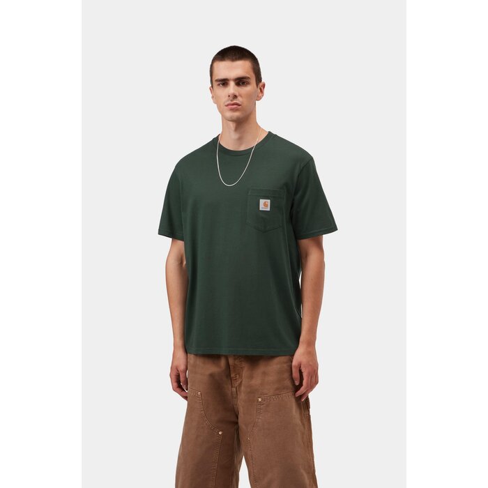 Carhartt WIP S/S Pocket T-Shirt - Dark Scarab