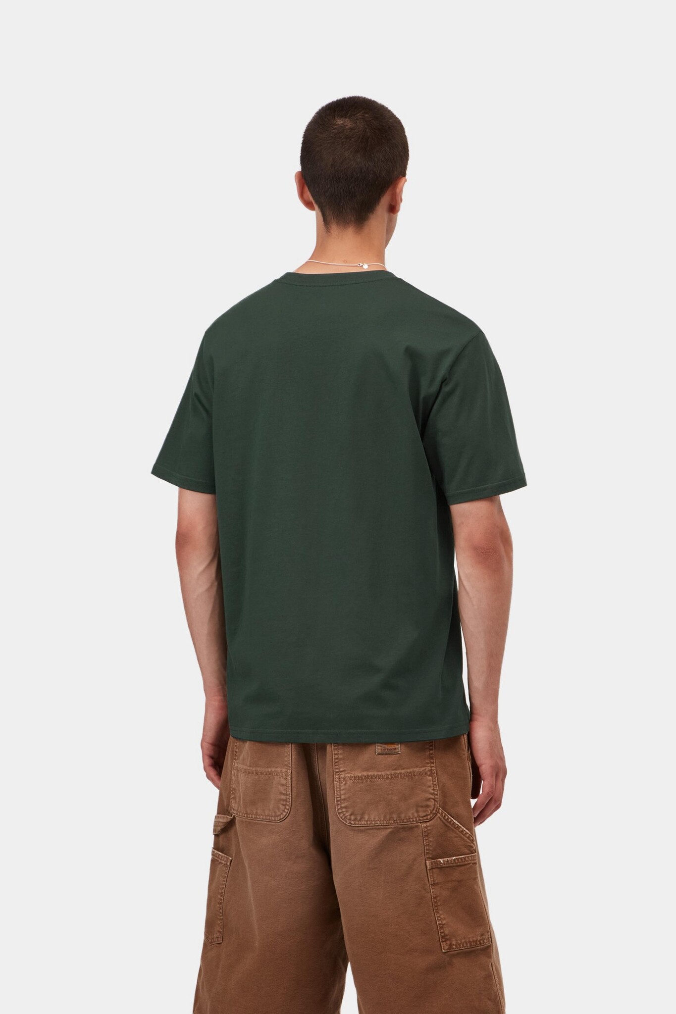 Carhartt WIP S/S Pocket T-Shirt - Dark Scarab