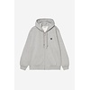 W' HD Small Heart Patch Jacket - Grey Heather/Black
