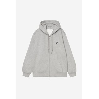Carhartt WIP W' HD Small Heart Patch Jacket - Grey Heather/Black