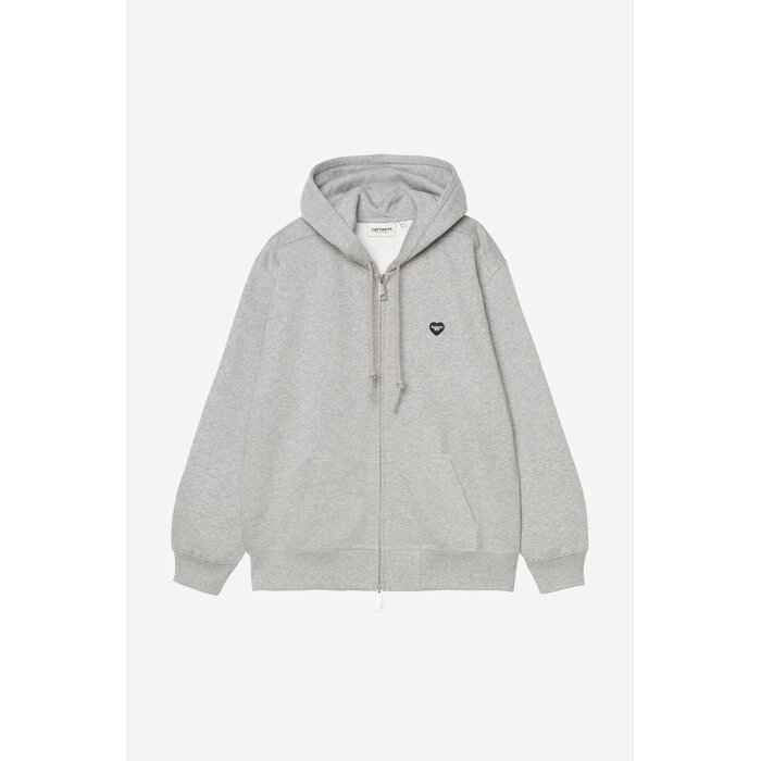 Carhartt WIP W' HD Small Heart Patch Jacket - Grey Heather/Black