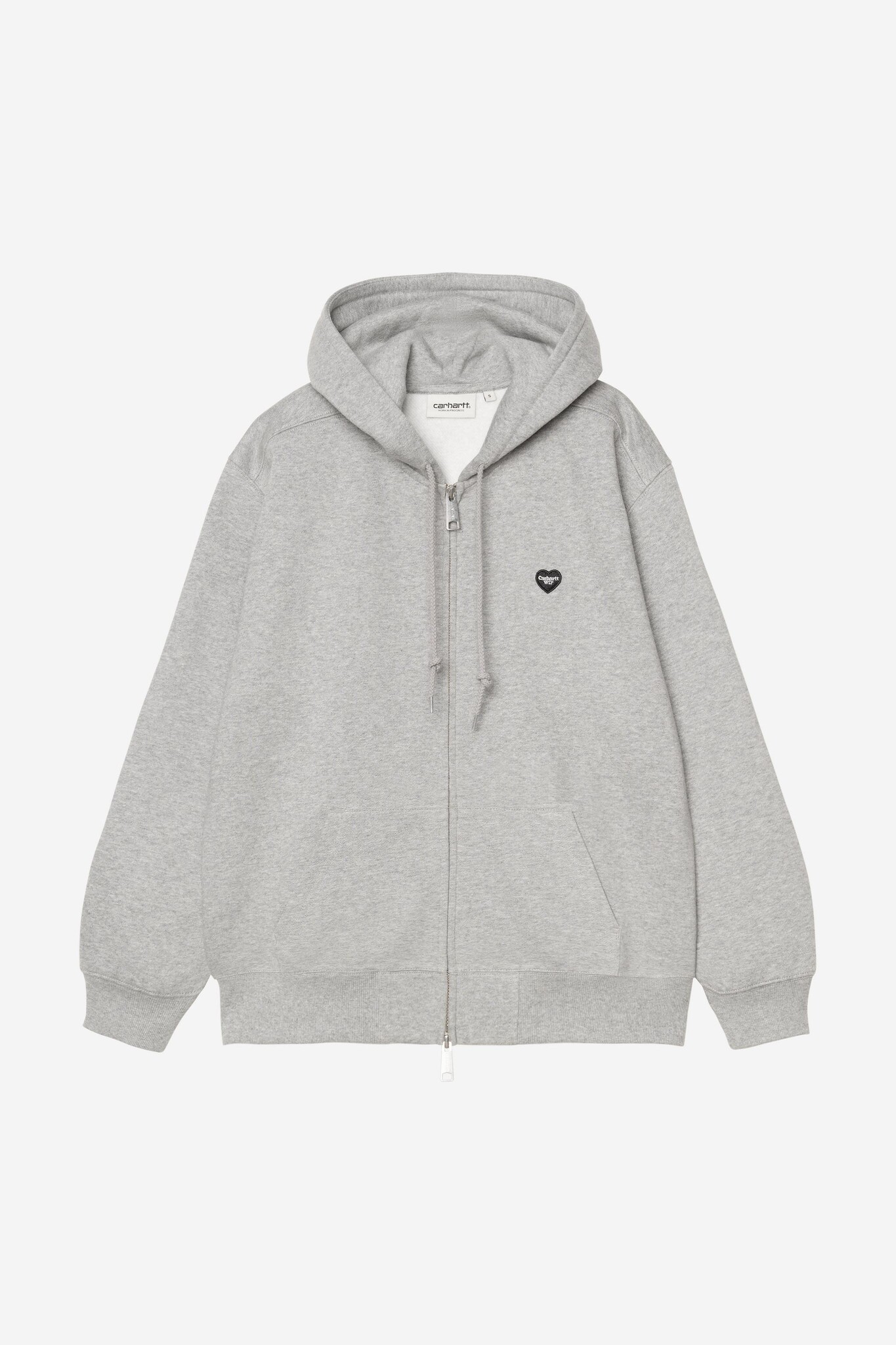 Carhartt WIP W' HD Small Heart Patch Jacket - Grey Heather/Black