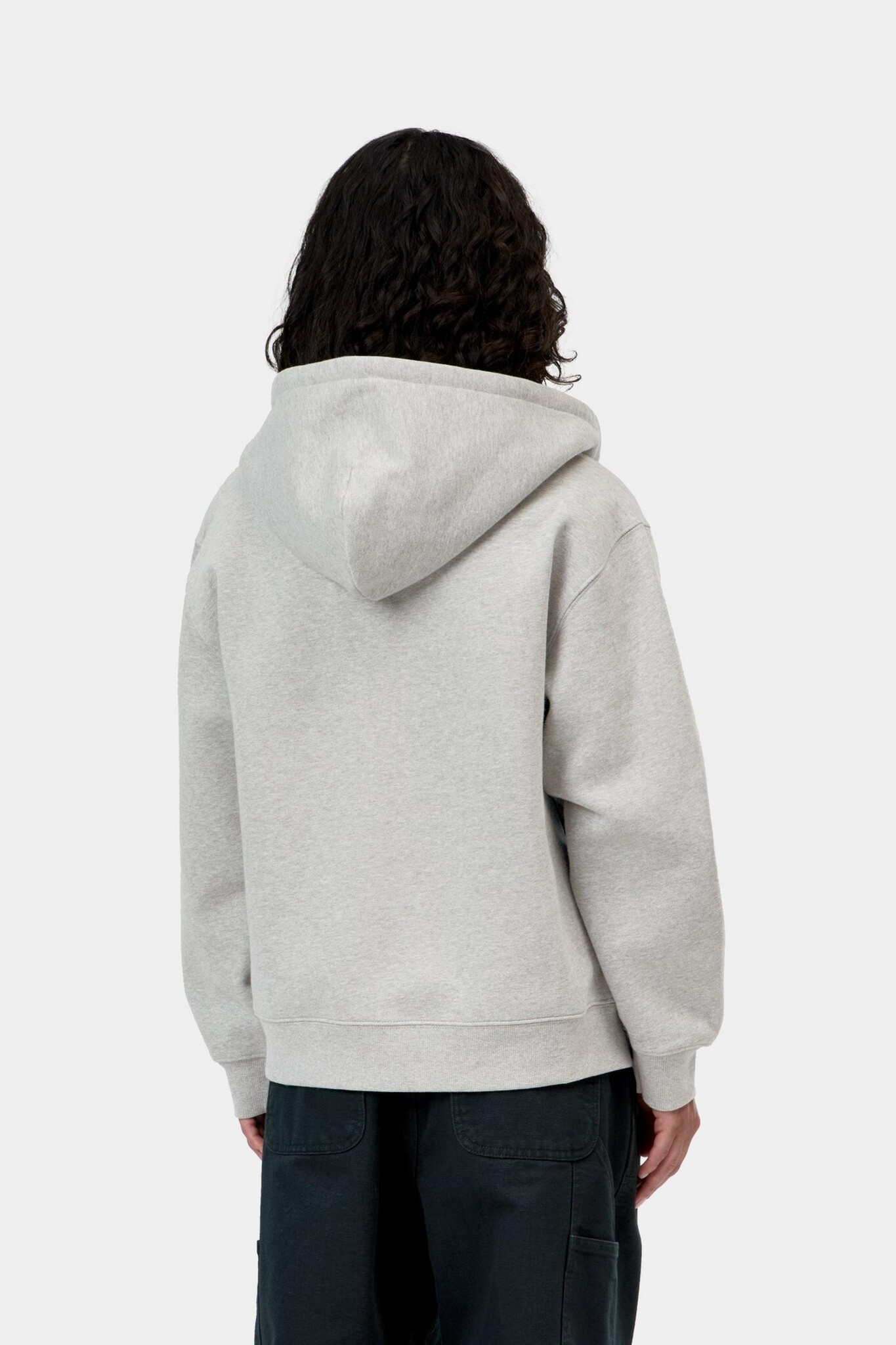 Carhartt WIP W' HD Small Heart Patch Jacket - Grey Heather/Black