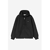 W' HD Small Heart Patch Jacket - Black/Black