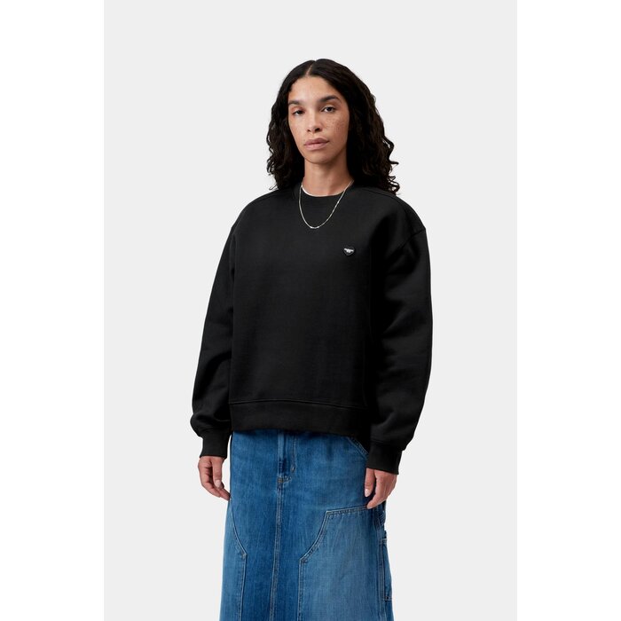 Carhartt WIP W' Small Heart Patch Sweat - Black/Black