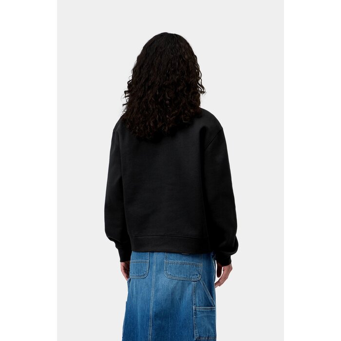 Carhartt WIP W' Small Heart Patch Sweat - Black/Black