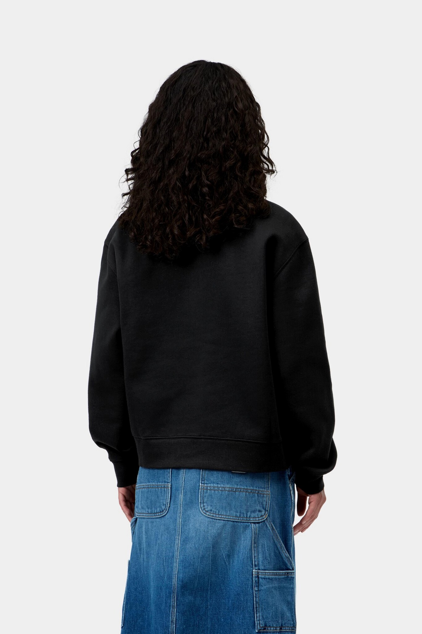 Carhartt WIP W' Small Heart Patch Sweat - Black/Black