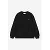 W' Small Heart Patch Sweat - Black/Black
