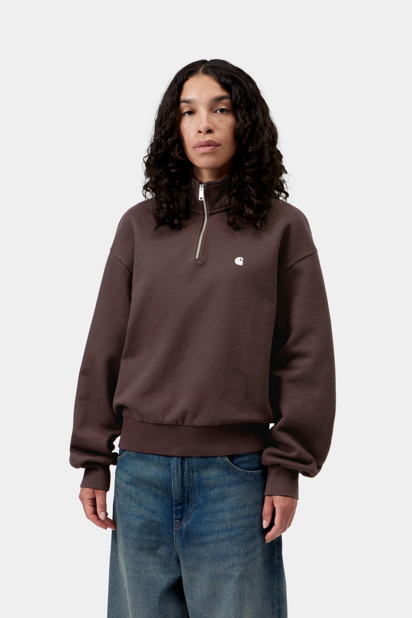 Carhartt WIP W' Casey High Neck Sweat - Palisander/Silver