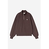 W' Casey High Neck Sweat - Palisander/Silver