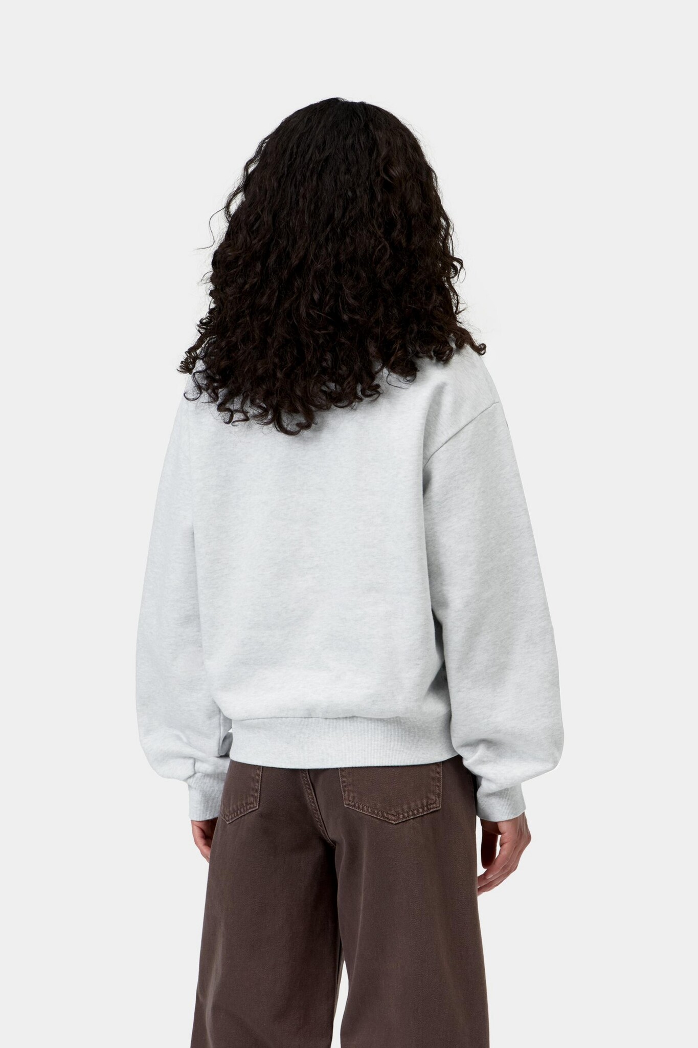 Carhartt WIP W' Casey High Neck Sweat - Ash Heather/Silver