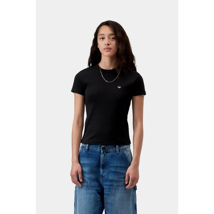 Carhartt WIP W' S/S Small Heart Patch T-Shirt - Black/Black