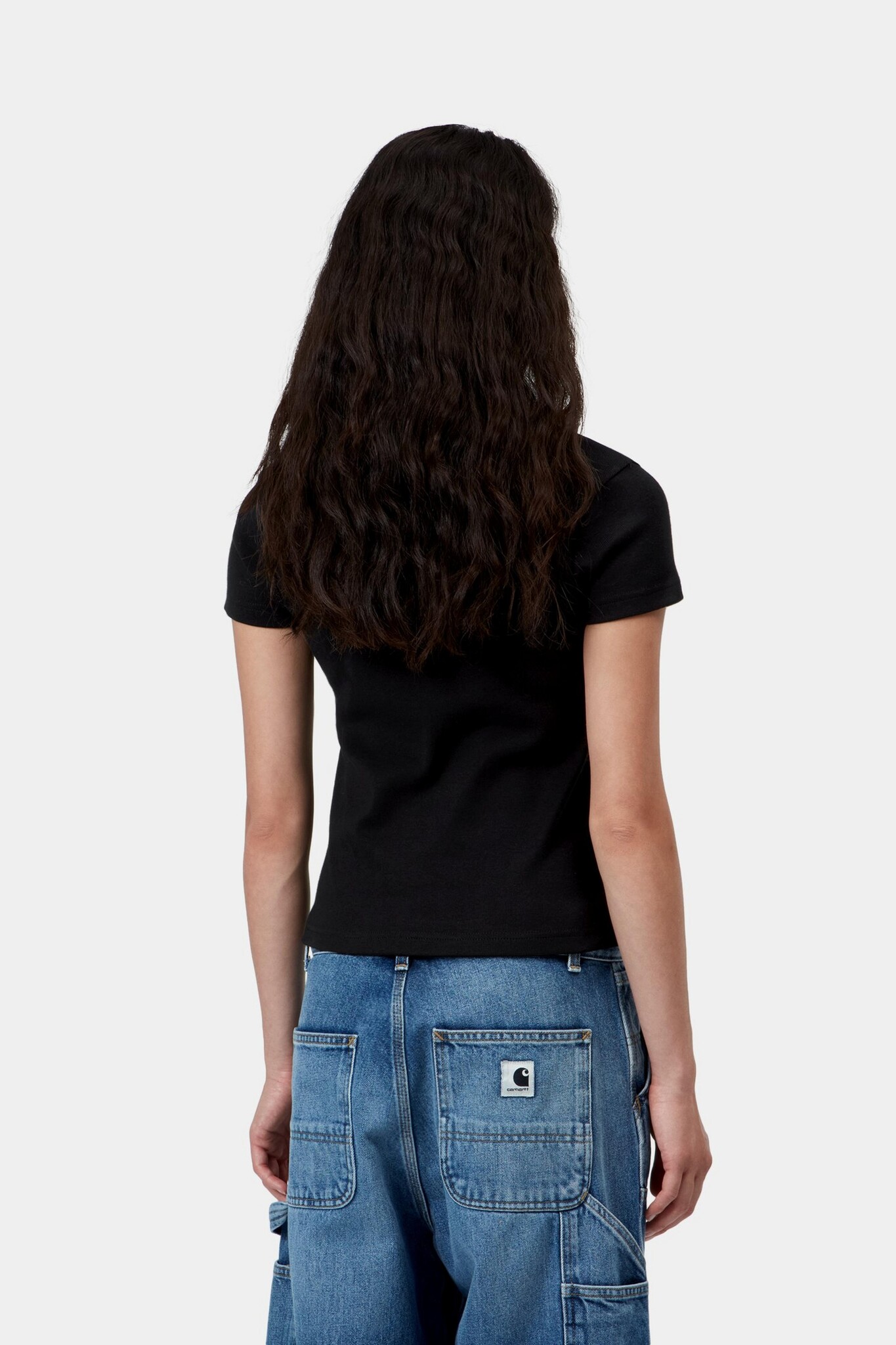 Carhartt WIP W' S/S Small Heart Patch T-Shirt - Black/Black