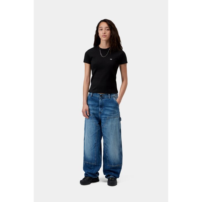 Carhartt WIP W' S/S Small Heart Patch T-Shirt - Black/Black