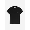 W' S/S Small Heart Patch T-Shirt - Black/Black