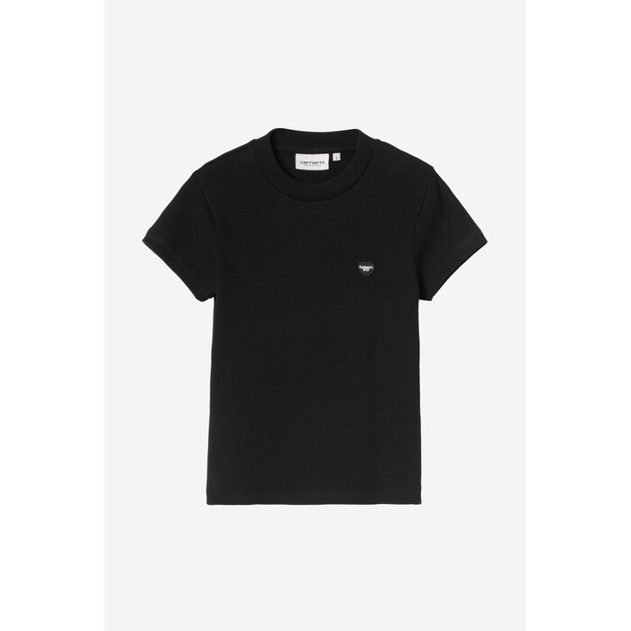 Carhartt WIP W' S/S Small Heart Patch T-Shirt - Black/Black