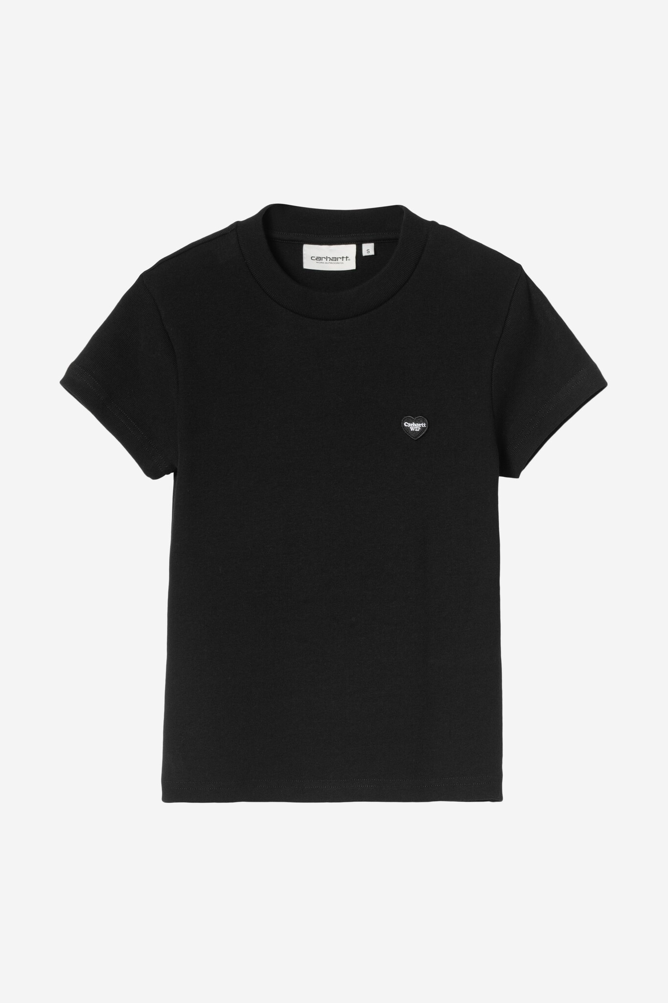 Carhartt WIP W' S/S Small Heart Patch T-Shirt - Black/Black