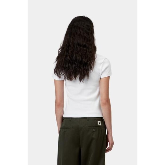 Carhartt WIP W' S/S Small Heart Patch T-Shirt - White/Black