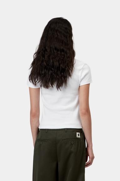Carhartt WIP W' S/S Small Heart Patch T-Shirt - White/Black