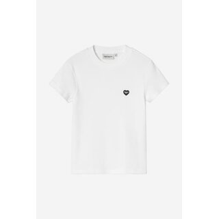 Carhartt WIP W' S/S Small Heart Patch T-Shirt - White/Black
