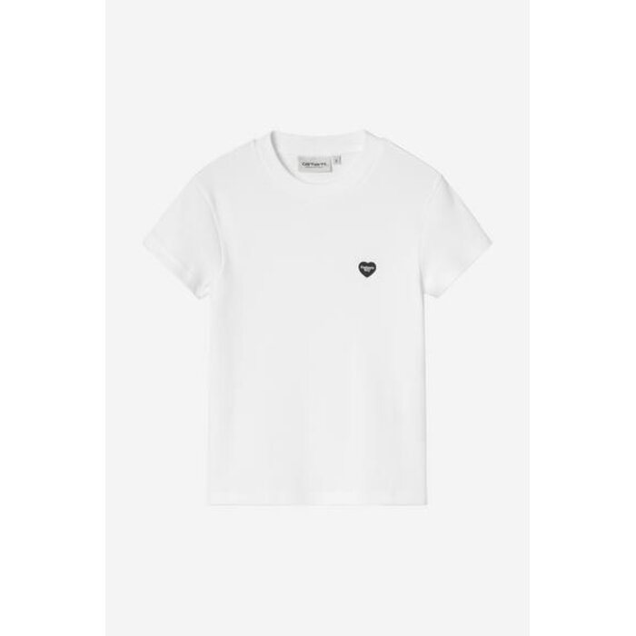 Carhartt WIP W' S/S Small Heart Patch T-Shirt - White/Black