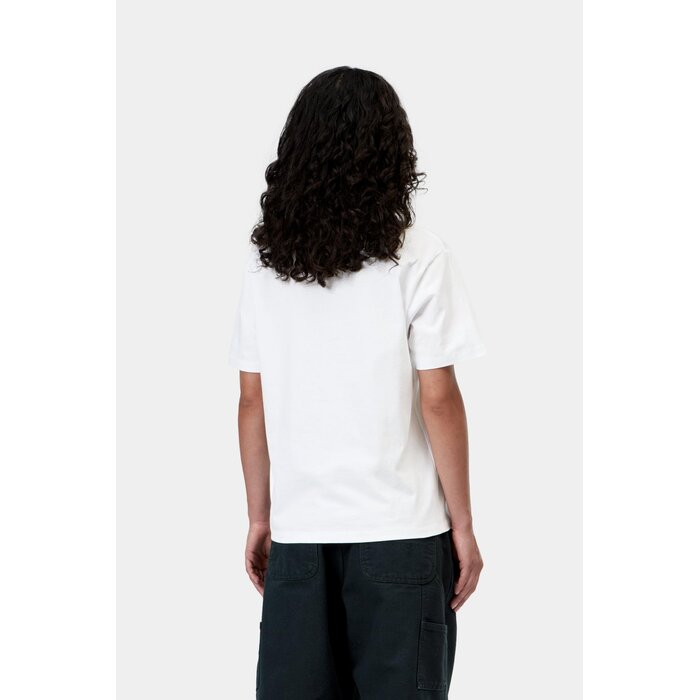 Carhartt WIP W' S/S Pocket Small Heart T-Shirt - White
