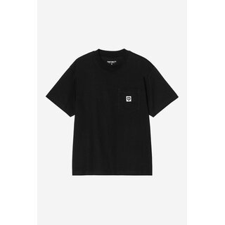 Carhartt WIP W' S/S Pocket Small Heart T-Shirt - Black