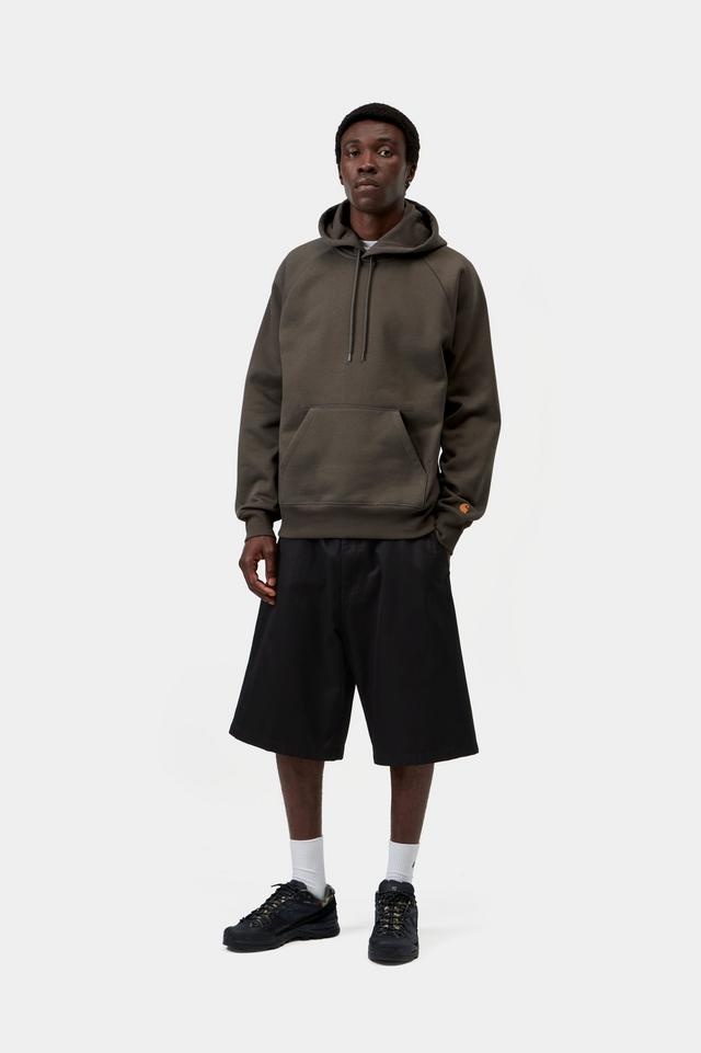Carhartt WIP Hooded Chase Sweat - Shungite/Gold