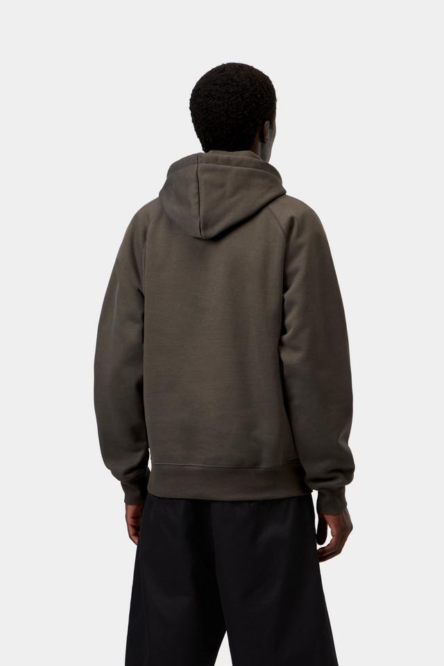 Carhartt WIP Hooded Chase Sweat - Shungite/Gold