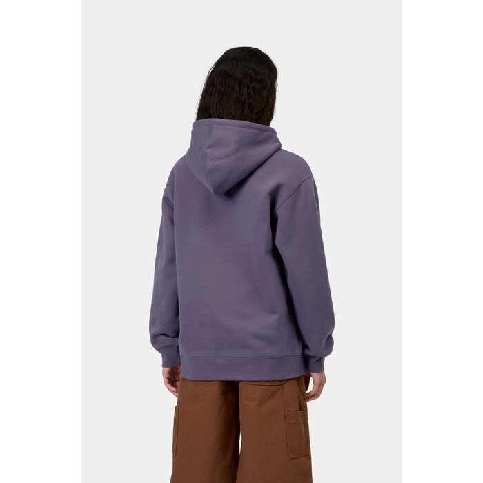 Carhartt WIP W' Hooded Carhartt Sweat - Shady Purple/Dark Navy